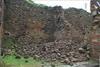 Collapsed wall