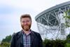 Tim O'Brien at Jodrell Bank