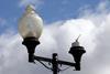 broken street lighting