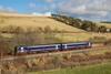 Borders railway blue train