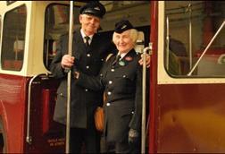 On the buses