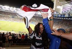 Rihanna celebrating