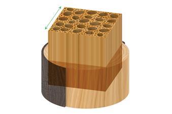 Natural wood