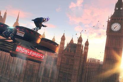 A still from Watch Dogs Legion, a game set in a dystopian post-Brexit London