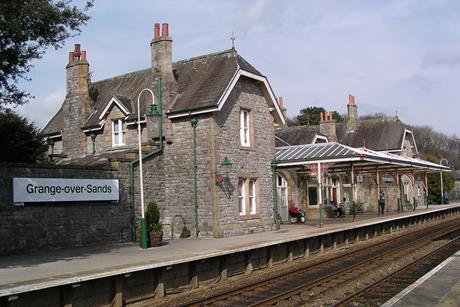 Grange over sands railway station