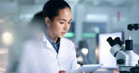 Lab worker