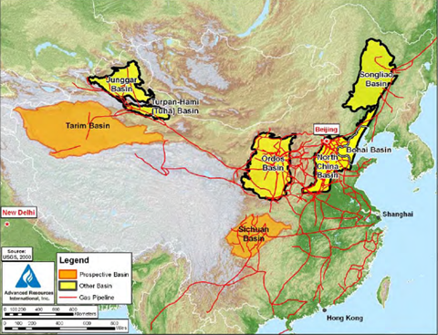 China shale resources