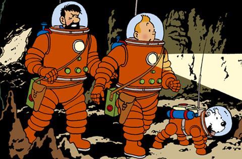explorers on the moon