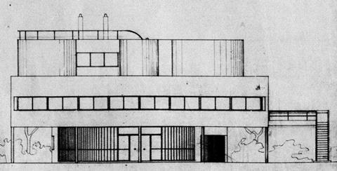 Villa Savoye elevation